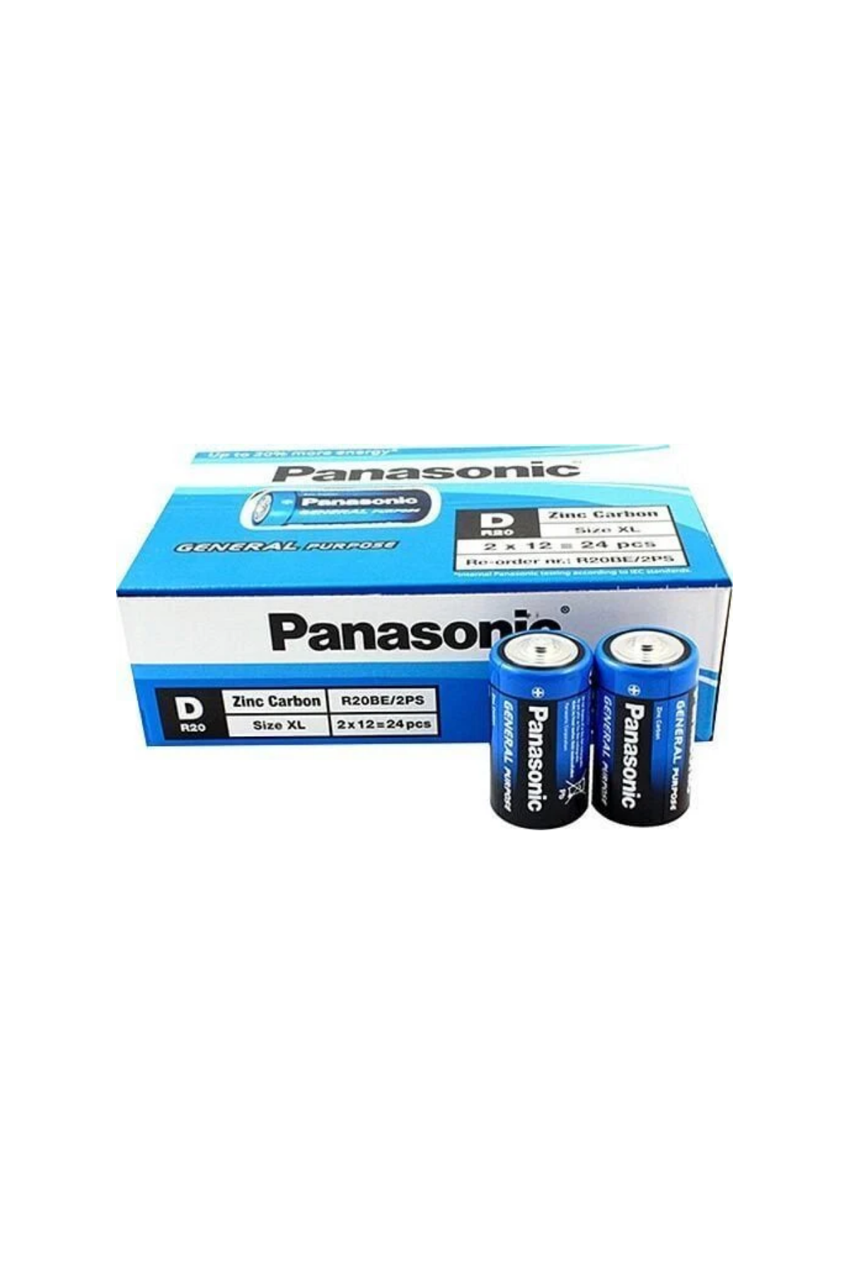PANASONİC MANGANEZ BÜYÜK PİL (2 Lİ)