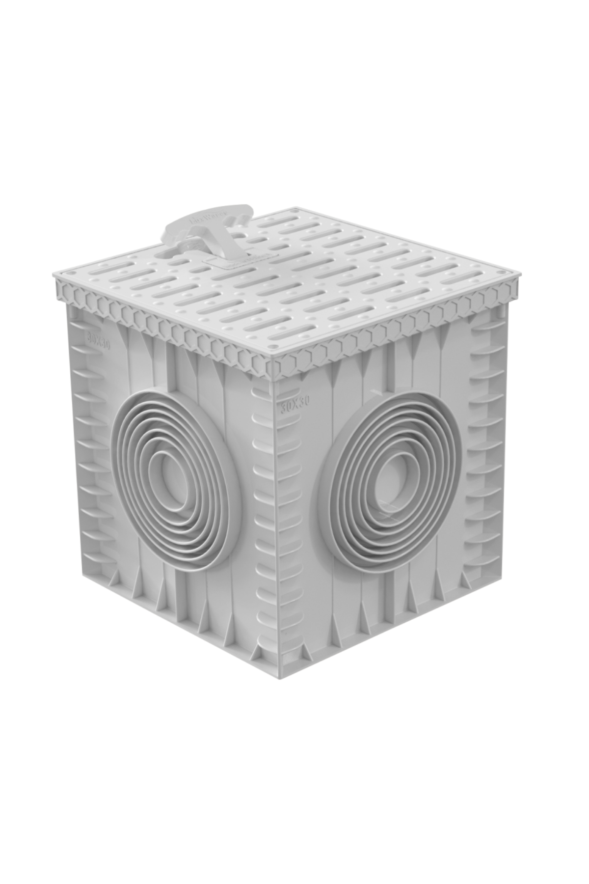 PLS 30X30CM RÖGAR KUTUSU + IZGARALI KAPAK