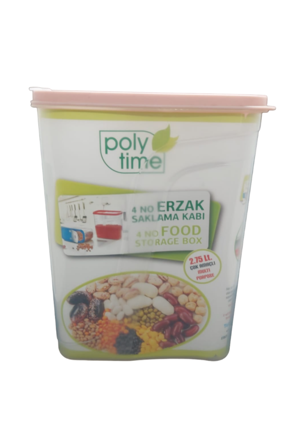 POLY TİME E-393 4 NO ERZAK SAKLAMA KABI 2.75 LT.