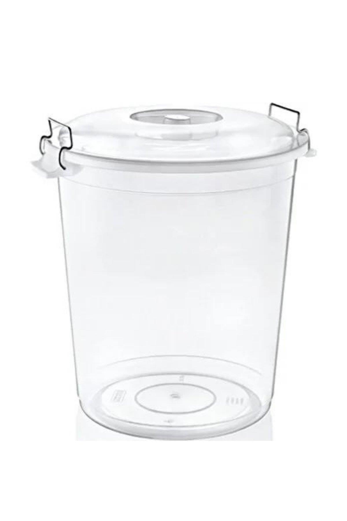 POLY TİME E-583 70 LT.ŞEFFAF BAKLİYAT KOVASI