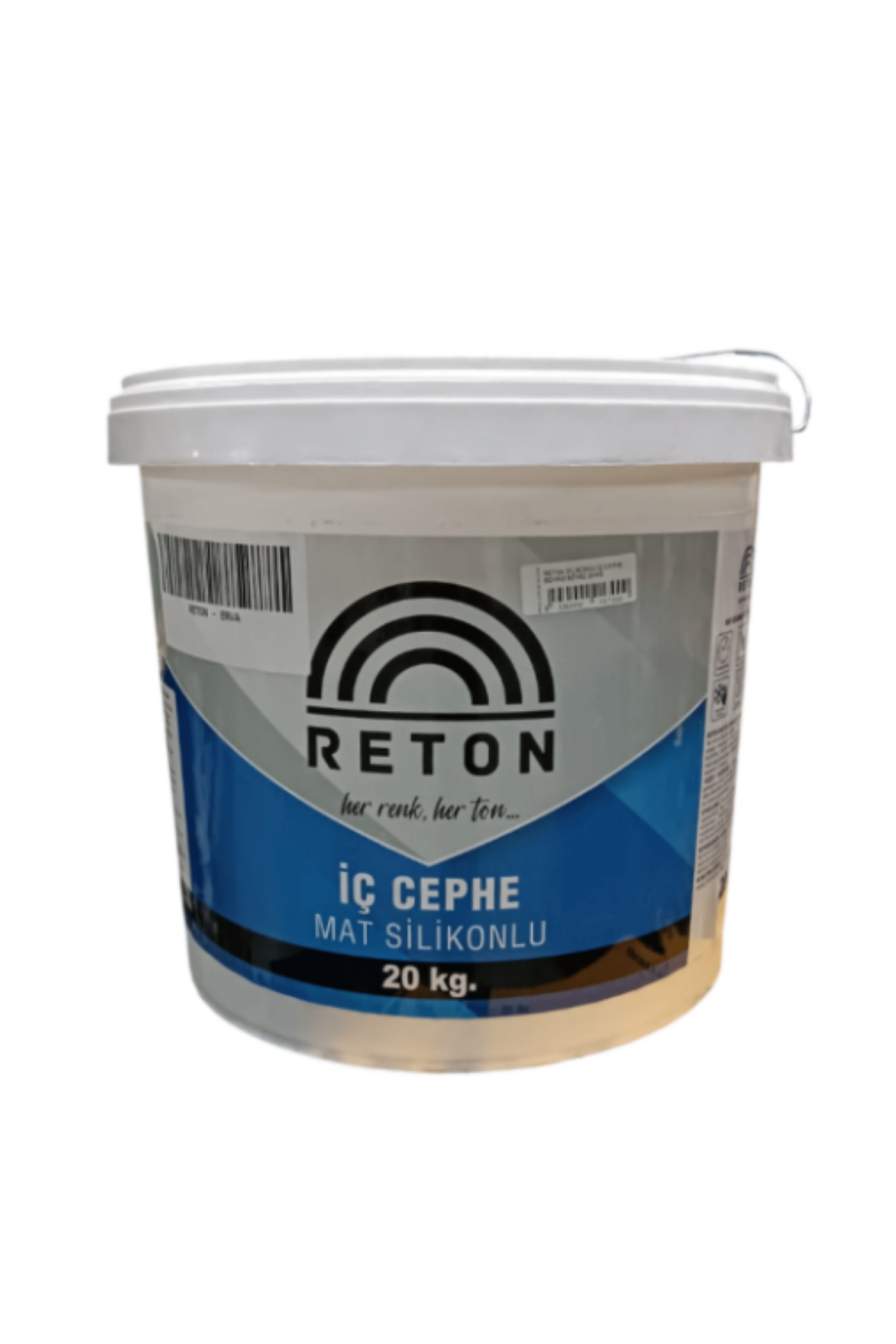 RETON SİLİKONLU İÇ CEPHE BOYASI BEYAZ 20 KG
