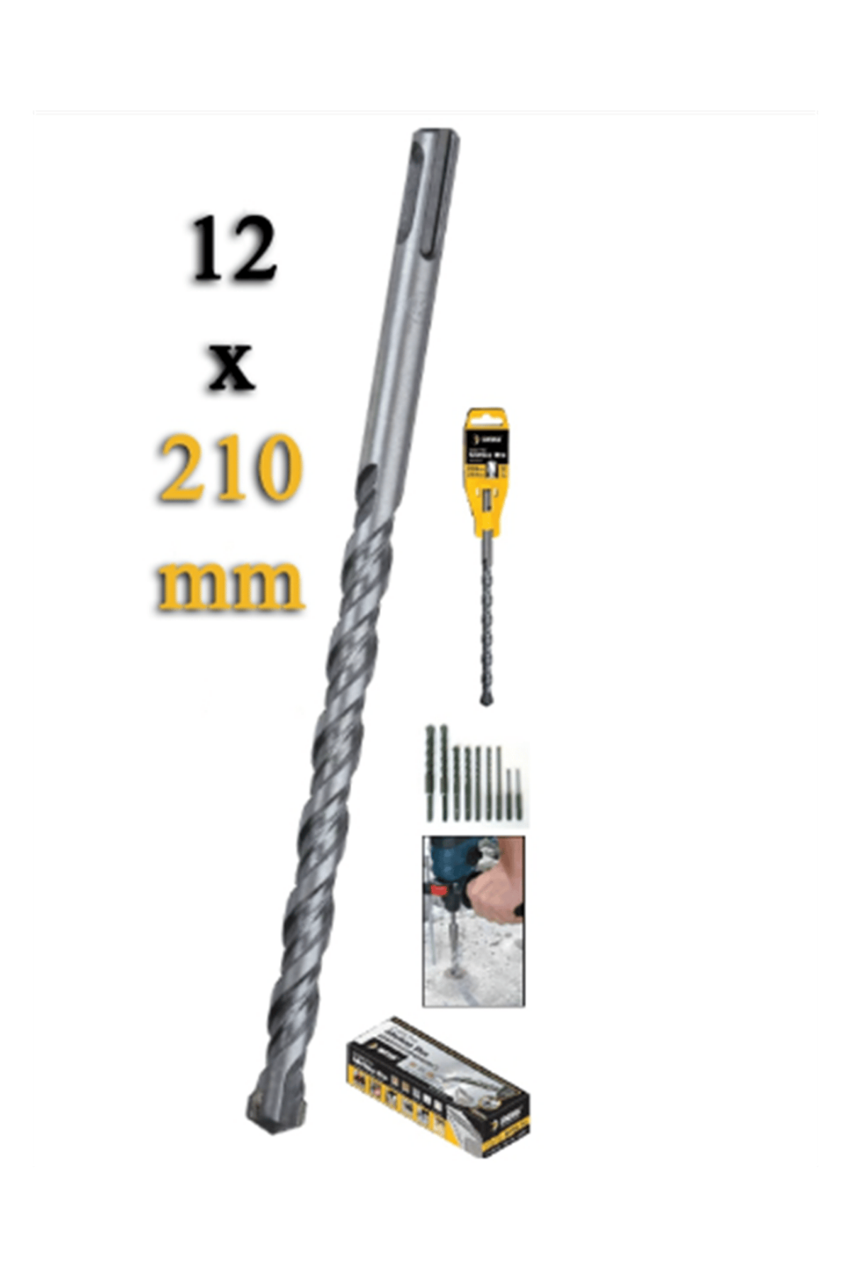 SDS PLUS MATKAP UCU 12*210