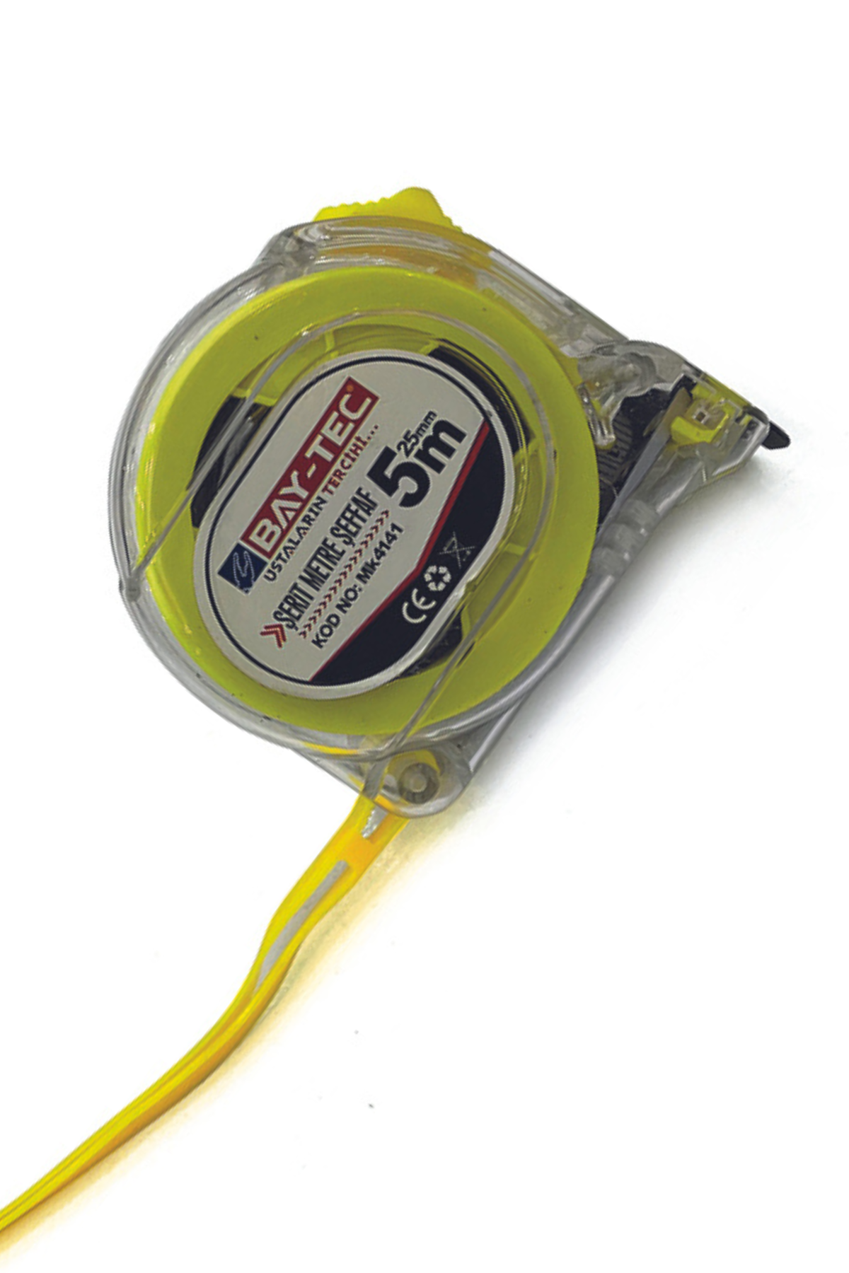 ŞERİT METRE ŞEFFAF  5x25mm