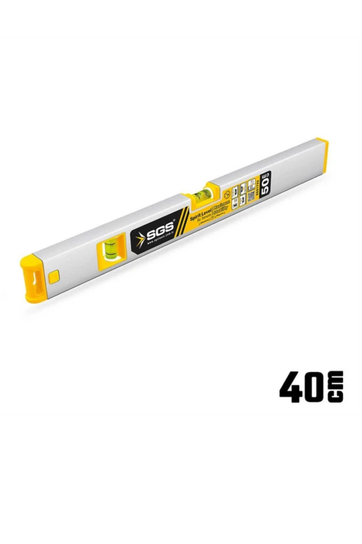 SGS ALÜMİNYUM MIKNATISLI PROFESYONEL SU TERAZİSİ (40 CM)