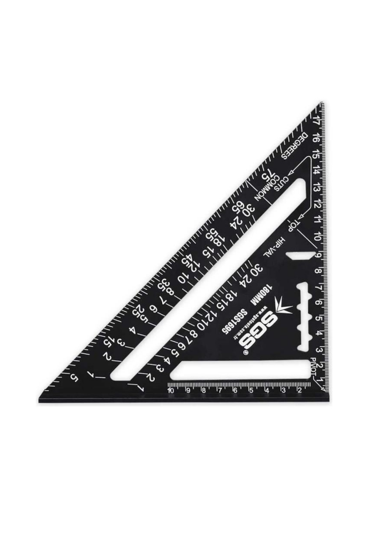 SGS ALÜMİNYUM ÜÇGEN GÖNYE (180 MM)