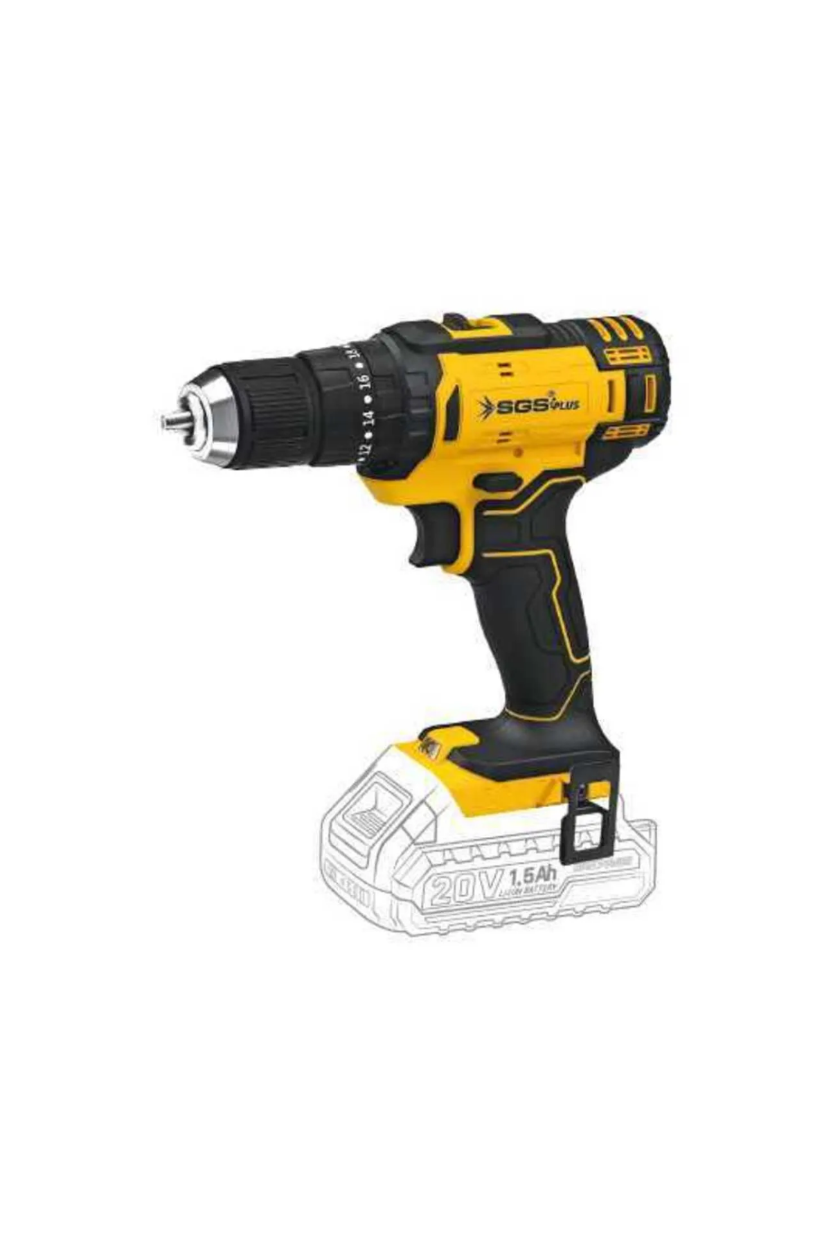 SGS DARBELİ MATKAP 20 VOLT (1.5 Ah)