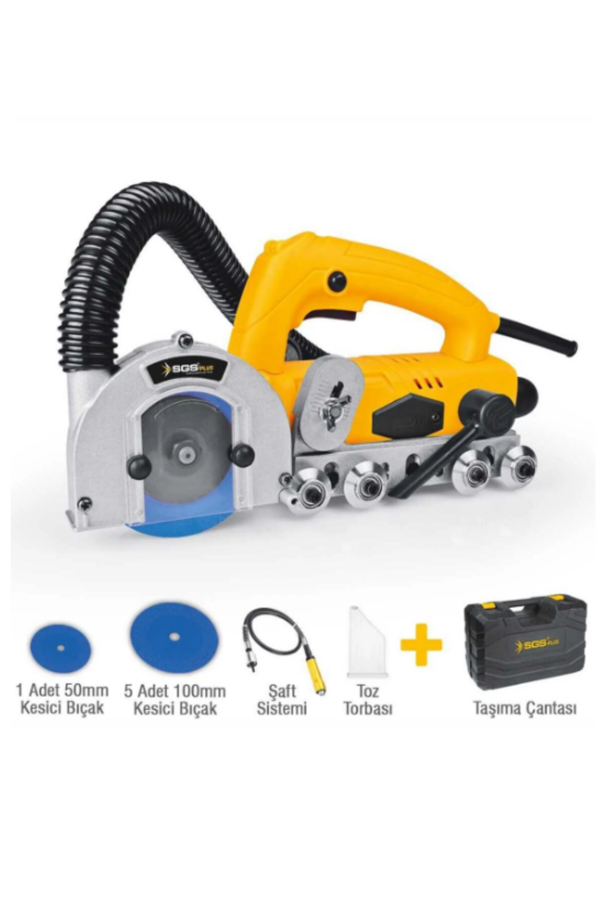 SGS DERZ TEMİZLEME VE KESME MAKİNESİ (1200 WATT)