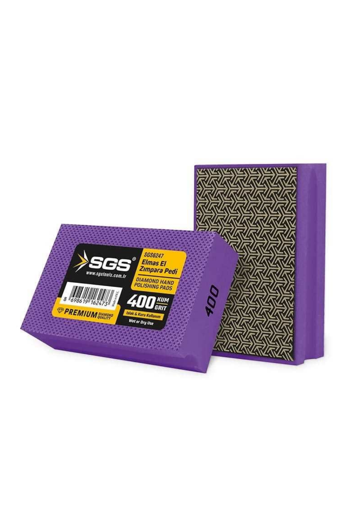 SGS ELMAS EL ZIMPARA PEDİ (400 KUM)