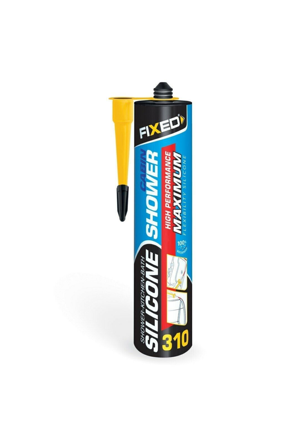 SGS FIXED DUŞAKABİN SİLİKONU BEYAZ 310 GR