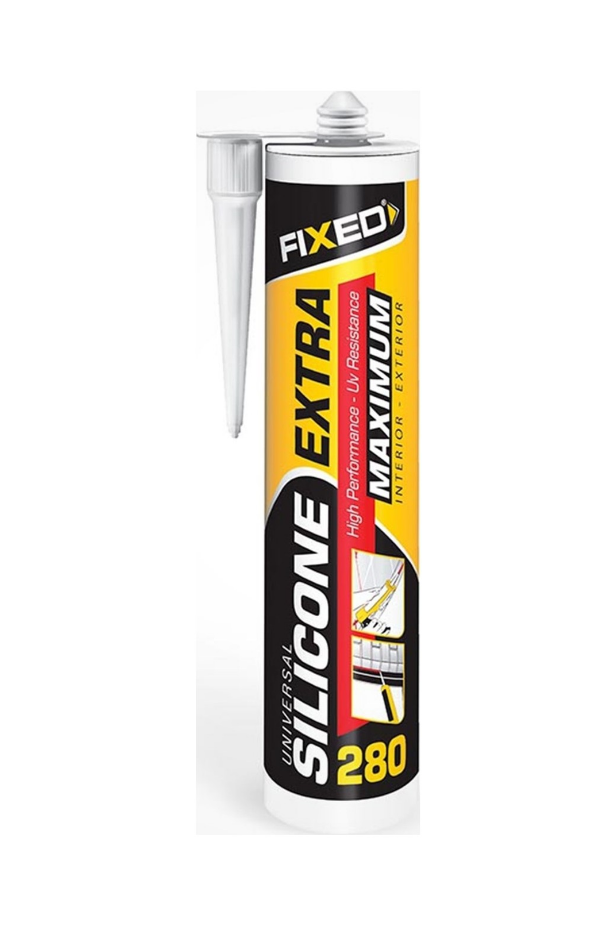 SGS FİXED GENEL AMAÇLIŞEFFAF SİLİKON (280 GR)