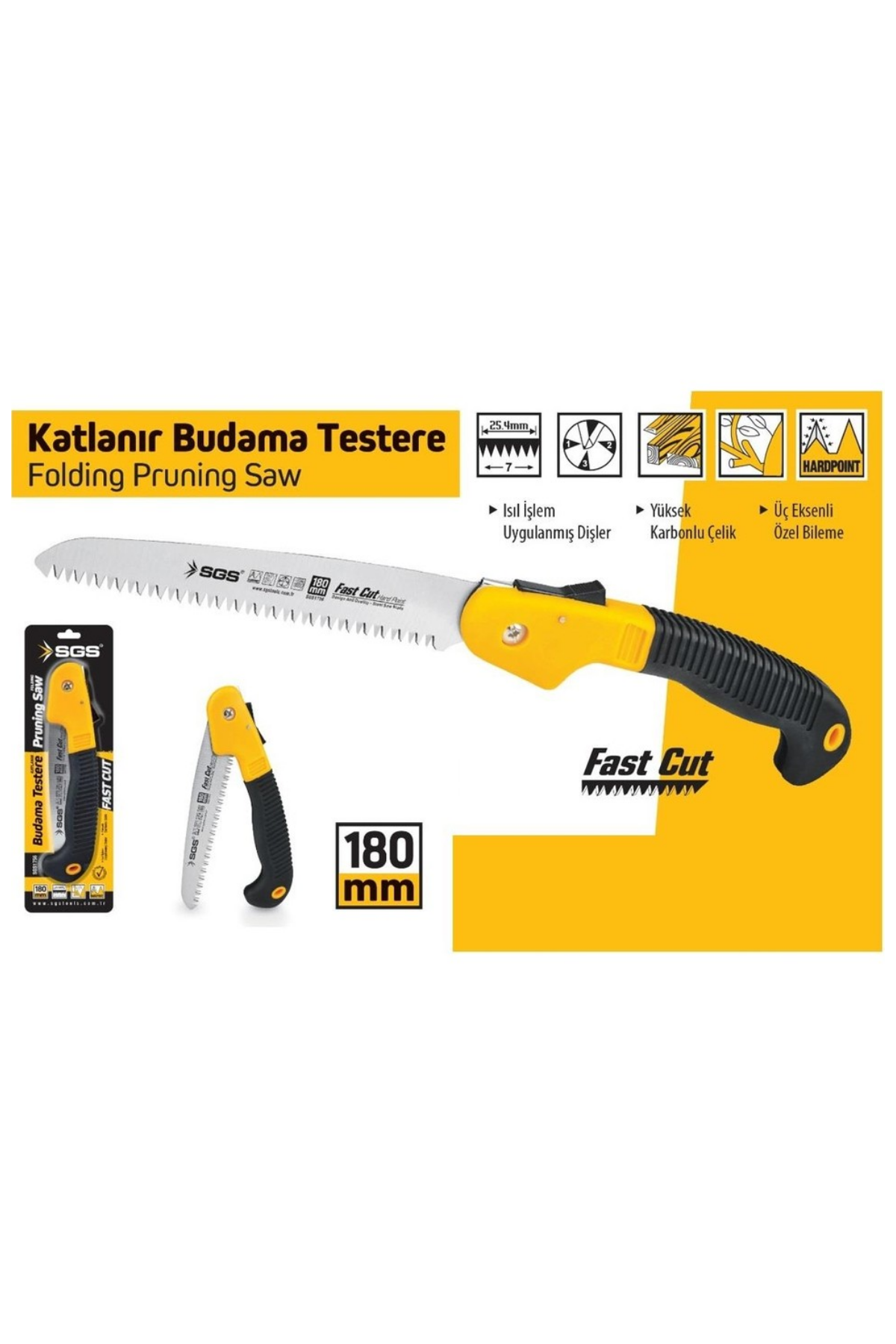 SGS KATLANIR BUDAMA TESTERESİ (180 MM)