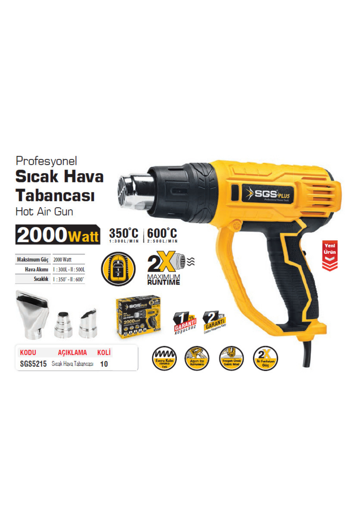 SGS SICAK HAVA TABANCASI