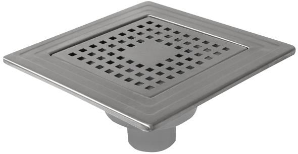 SOLİD 20X20 KARE DESEN YER SÜZGEÇİ Y.Ç. Q 50