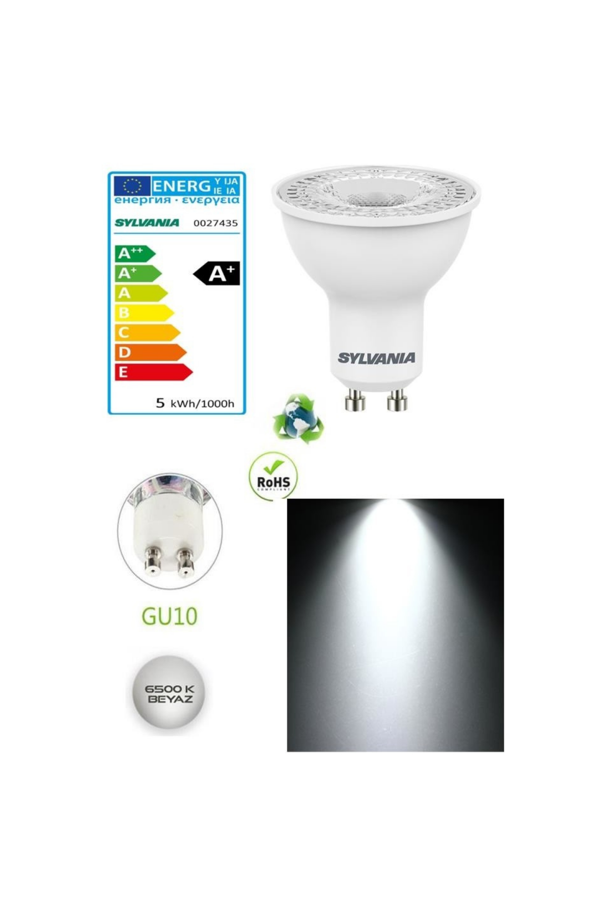 SYLVANIA SPOT LED AMPUL 50W (345 LM)
