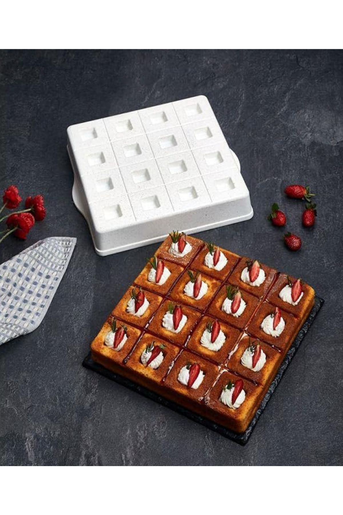 TAÇ BROWNIE KALIBI BEYAZ