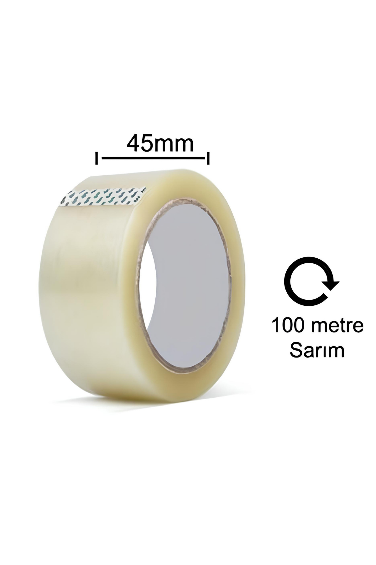 PASS A.R.Y. ŞEFFAF KOLİ BANTI 45X100