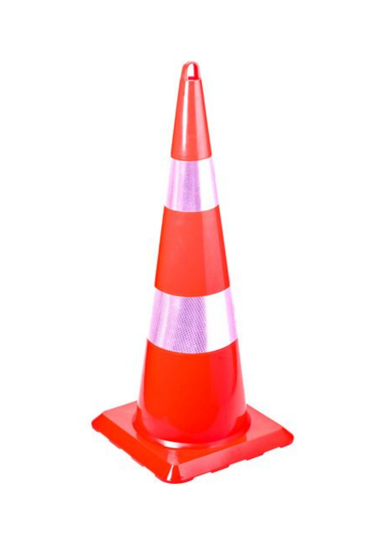 UT5008 90 CM.PVC TRAFİK KONİSİ(ÇİFT REF.)
