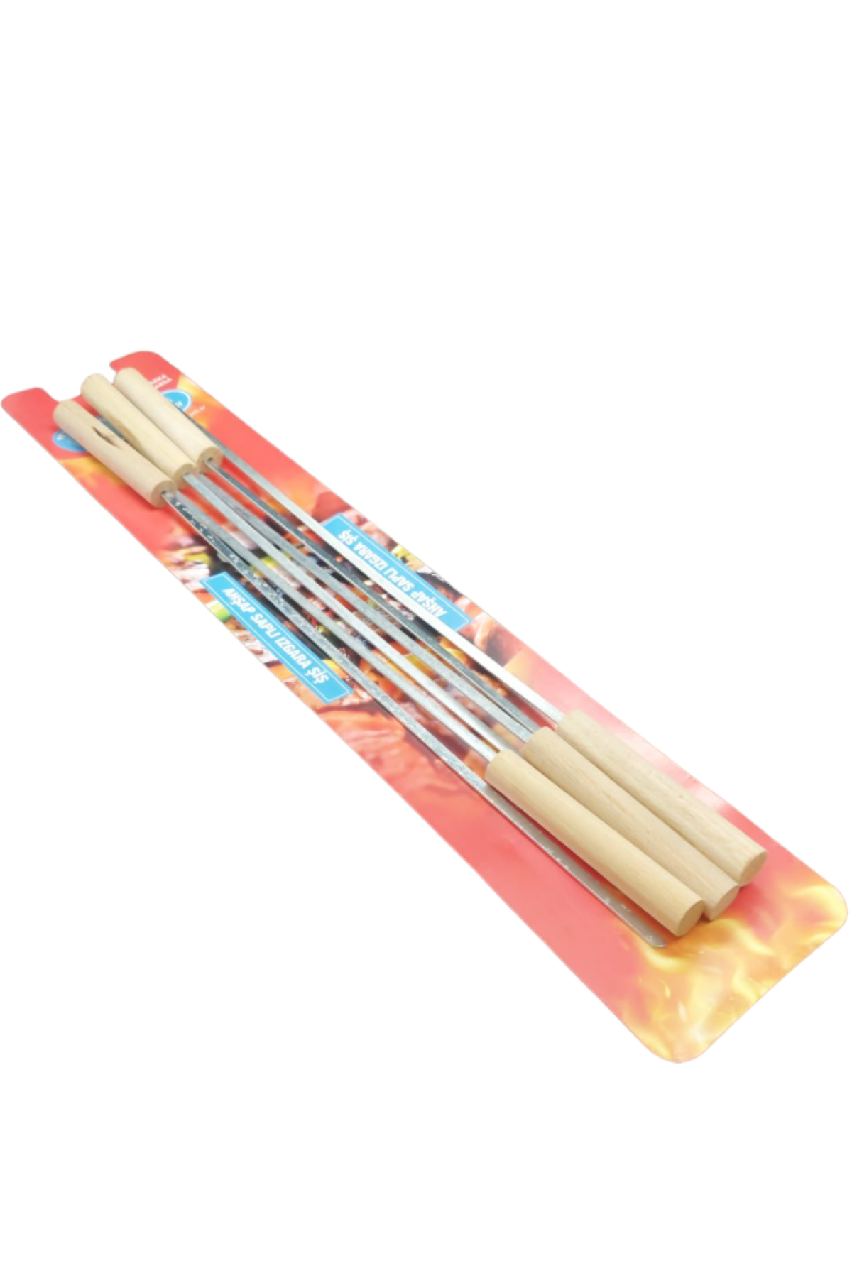 YETKİN 6 LI AHŞAP SAPLI PAKET ŞİŞ