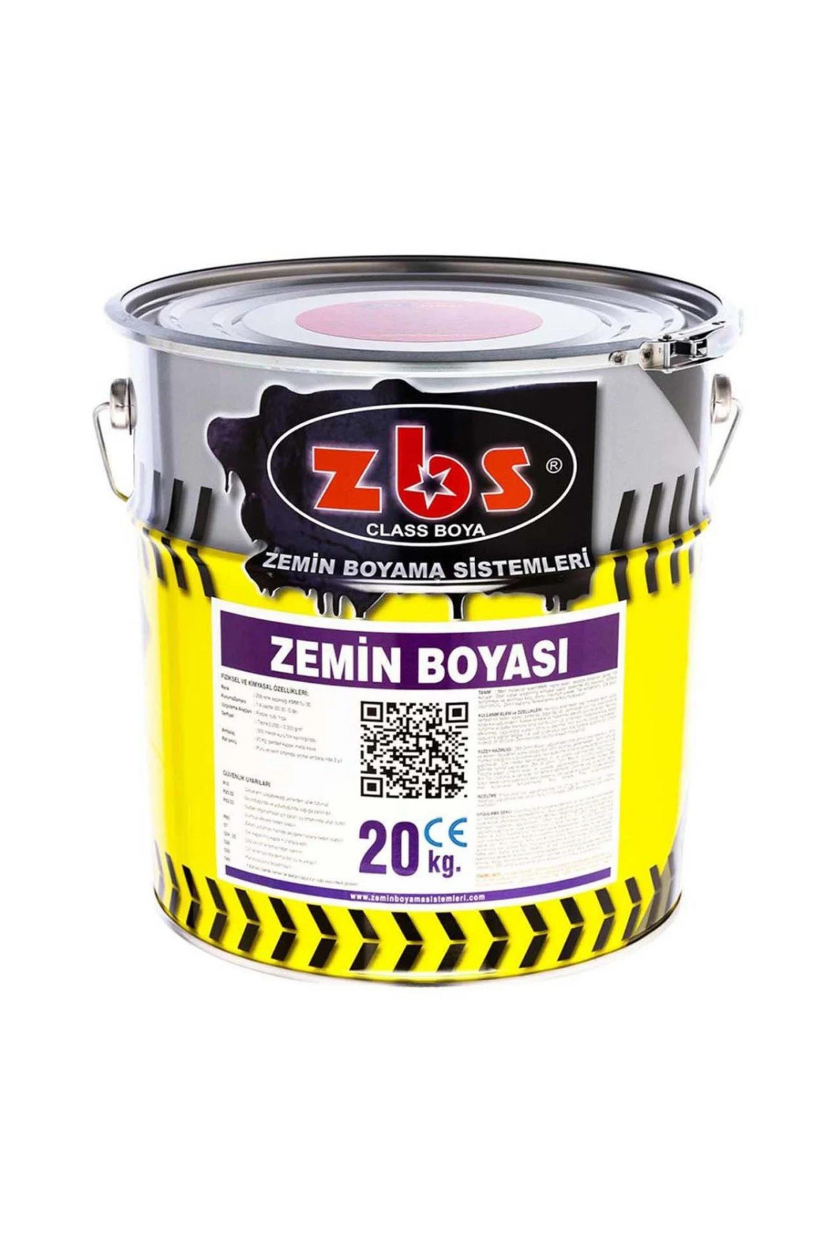 ZBS TEK KOMPENANTLI EXTRA ZEMİN BOYASI RAL 7042 20 KG