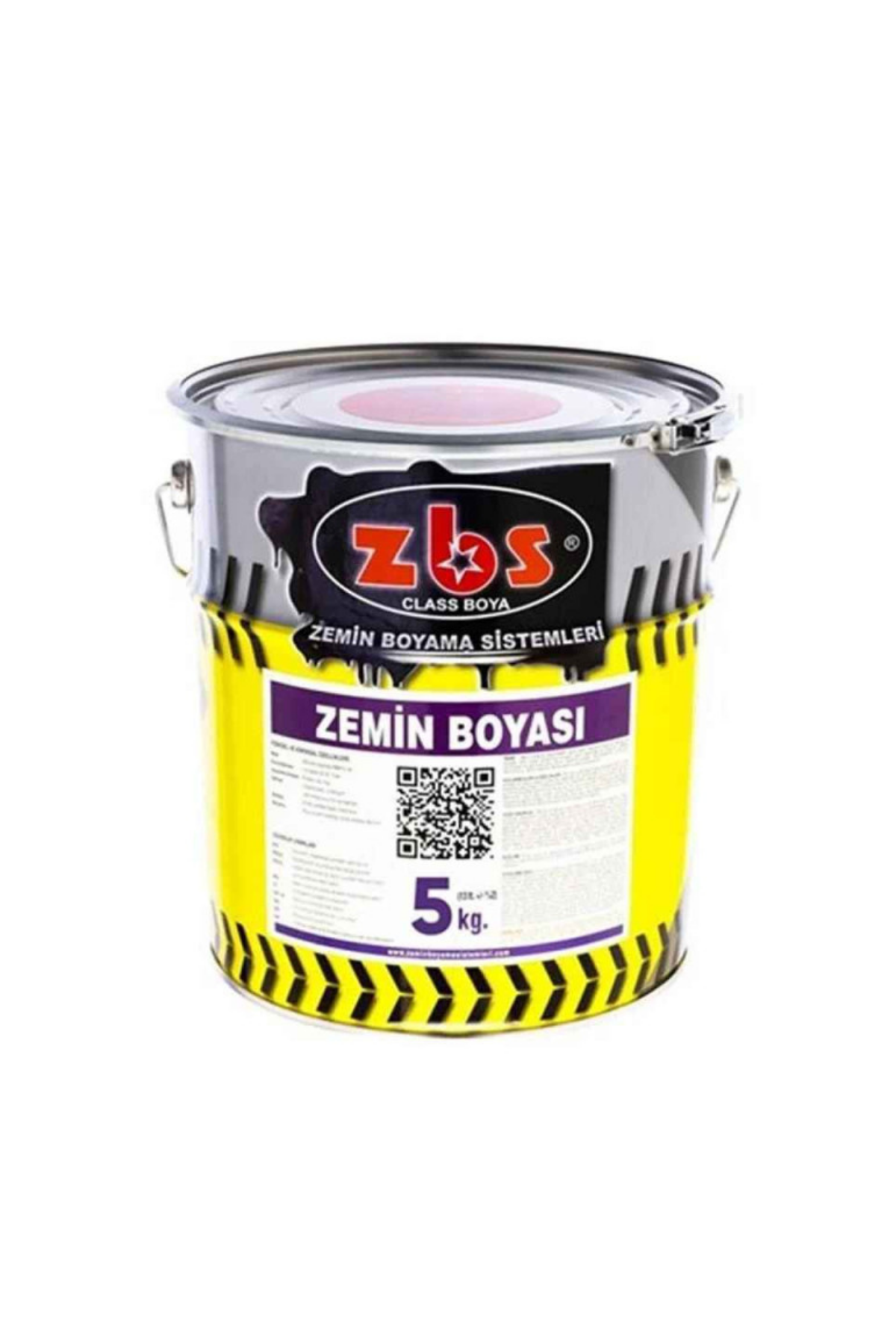 ZBS TEK KOMPENANTLI EXTRA ZEMİN BOYASI RAL 7042 5 KG