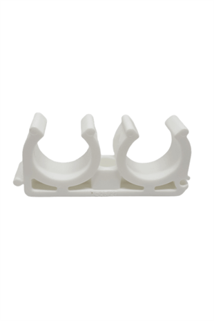 25 MM PLASTİK ÇİFTLİ KELEPÇE