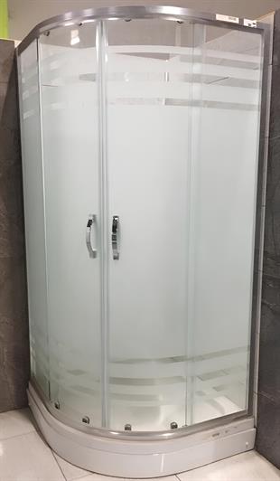 90X90 5MM KUMLU SATİNE ÇİZGİ DESENLİ KABİN