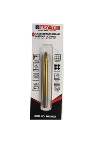 BAY-TEC CAM SERAMİK DELME MATKAP UCU   9mm