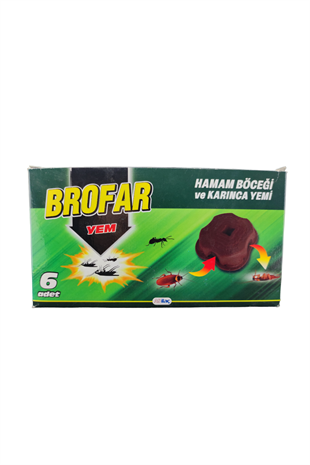BROFAR HAMAMBÖCEĞİ VE KARINCA YEMİ 6 LI KL:48