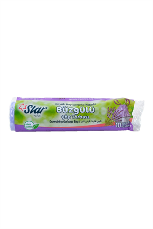 ÇÖP TORBASI KOKULU STAR PLUS ORTA BOY BÜZGÜLÜ 55*60 CM