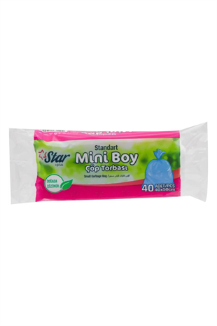 ÇÖP TORBASI NEROX STARPLUS MİNİ ŞEFFAF BOY 40*50 CM