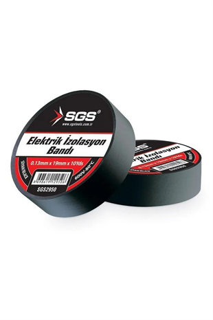 ELEKTRİK İZOLASYON BANDI SİYAH 19MM*10YRD