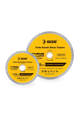 ELMAS TESTERE / TURBO KANALLI / 115MM