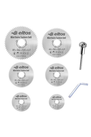 ELTOS MİNİ DAİRE TESTERE SETİ - 7 PARÇA