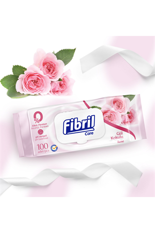 FİBRİL CARE ISLAK MENDİL 90 LI GÜL-LAVANTA SENSITIVE KL 24