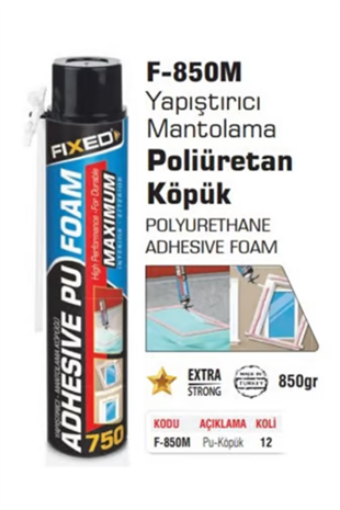 FIXED MANTOLAMA KÖPÜĞÜ 850 GR