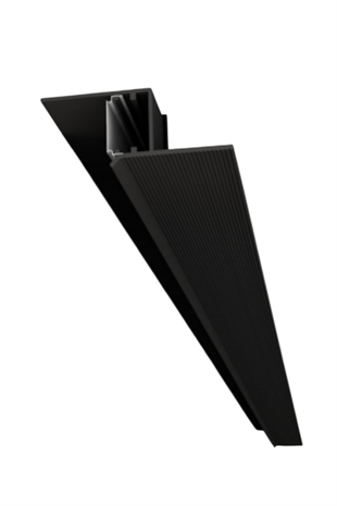 GLOBAL SİYAH ALÇIPAN Z  LED PROFİLİ (25X10)