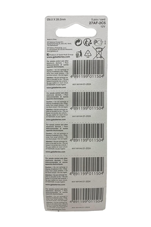 GP 23A ZİL PİLİ 12 V