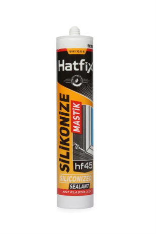HATFİX SİLİKONİZE MASTİK BEYAZ hf 45