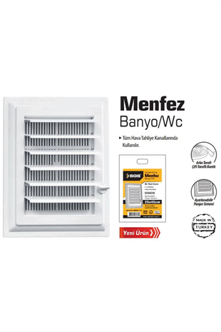 HAVALANDIRMA MENFEZİ 45*65