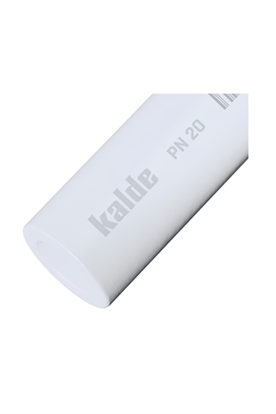 KALDE 25 MM PP FİBERLİ BORU Q25/PN 20 BEYAZ BOY/4M