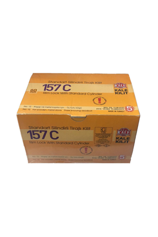KALE 157 C STANDART SİLİNDİRLİ TRAJLI KİLİT