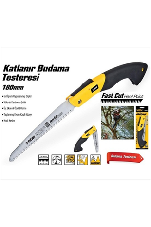 KATLANIR BUDAMA TESTERESİ 180 MM