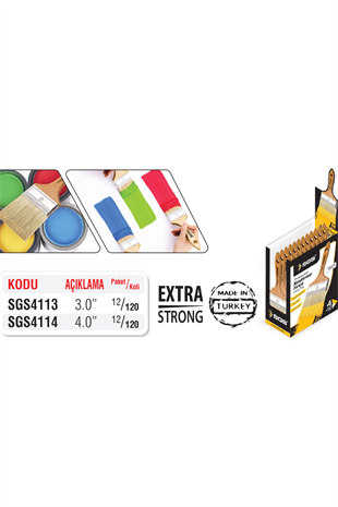 KESTİRME FIRÇA PROFESYONEL 3.0 (AHŞAP SAPLI)