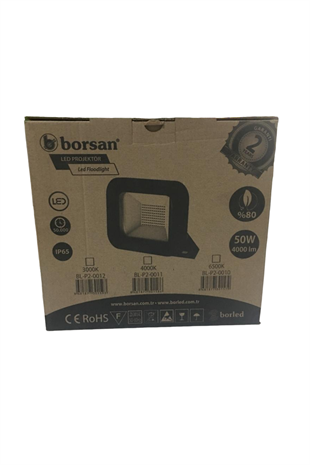 LED ECO PROJEKTÖR 50W (6500K) (BORS