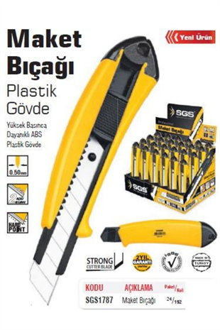 MAKET BIÇAĞI( PLASTİK GÖVDE)