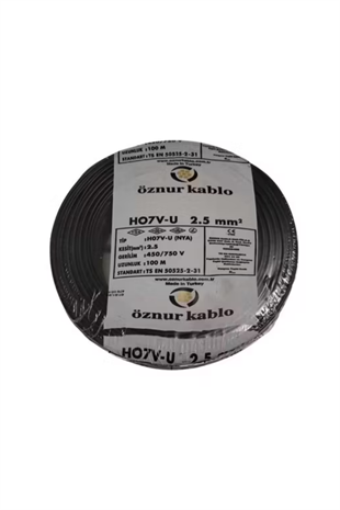 NYA KABLO 2.5 MM2 (SİYAH)