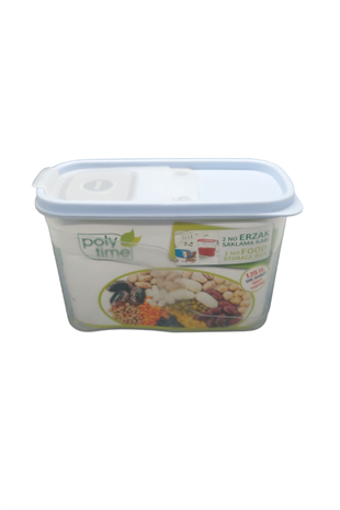 POLY TİME E-391 2 NO ERZAK SAKLAMA KABI 1,25 LT.