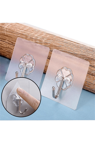 ŞEFFAF METAL TEKLİ ASKILIK (1PK=10 ADET)