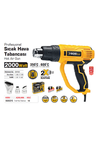 SGS SICAK HAVA TABANCASI