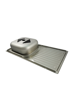 SINKON SA86 (43.5X86) KROM 304 KALİTE 0.50 MM ANKASTRE EVYE